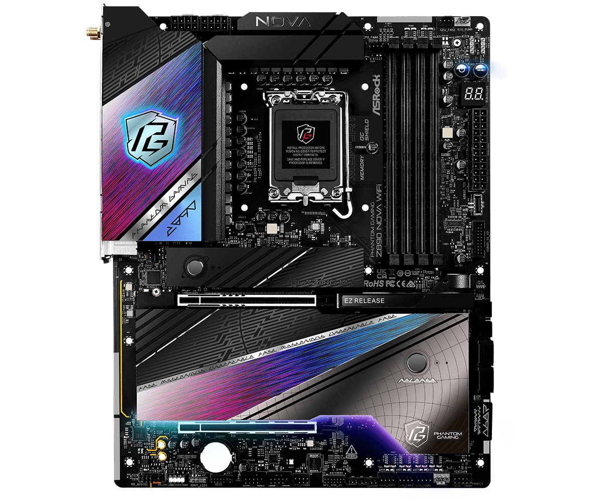 ASRock 华擎Z890 NOVA WIFI ATX 主机板(DDR5) 