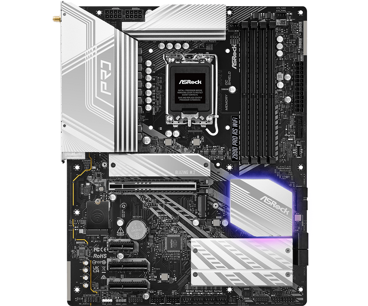 ASRock 華擎 Z890 PRO RS WIFI ATX 主機板 (DDR5)