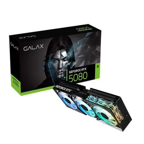 GALAX GeForce RTX 5080 1-Click OC 显示卡(黑/白) 