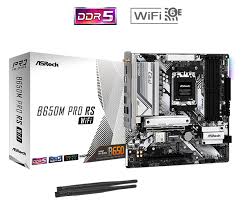 ASRock B650M Pro RS WiFi MATX 主机板(DDR5) 