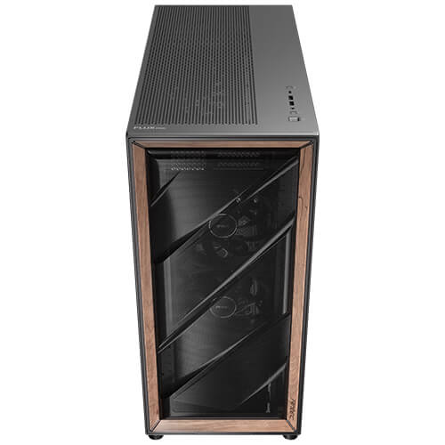 (内附6把风扇) Antec FLUX PRO ATX CASE 电竞机箱(黑/白) 