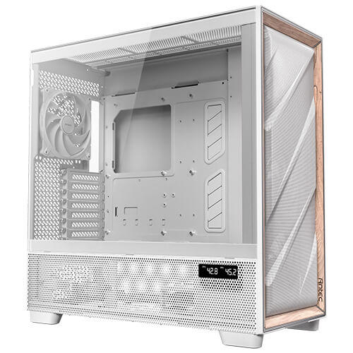 (内附6把风扇) Antec FLUX PRO ATX CASE 电竞机箱(黑/白) 