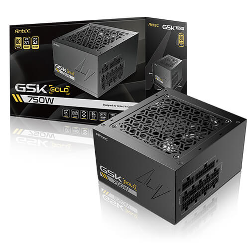 Antec GSK 750W 80 Plus Gold ATX 3.1 金牌全模组主机电源