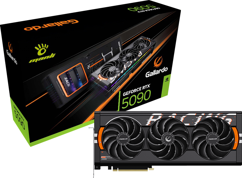 Manli Gallardo GeForce RTX 5090 OC 显示卡32GB GDDR7