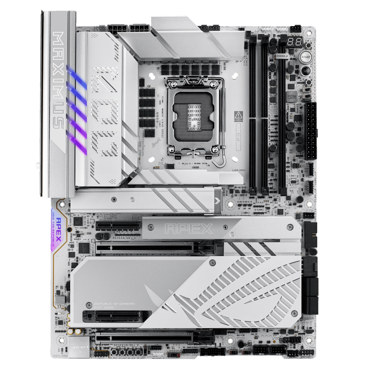 ASUS 华硕ROG MAXIMUS Z890 APEX ATX 白色主机板DDR5 