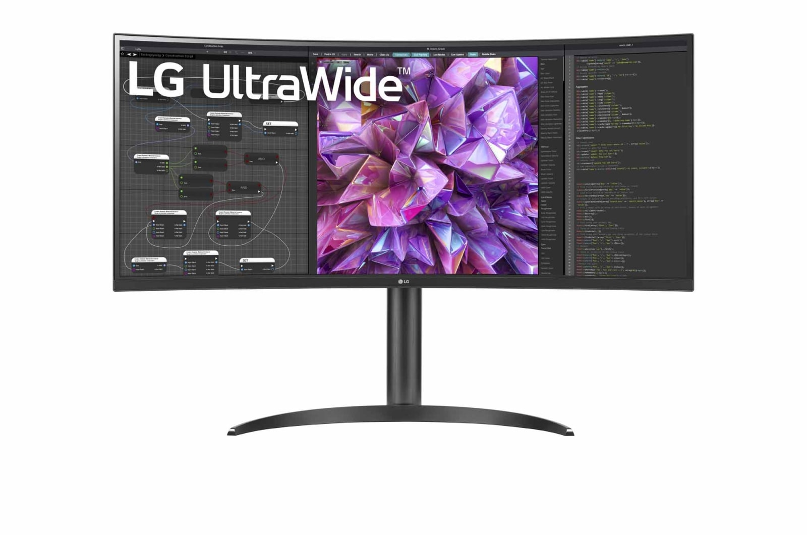 (内置喇叭) LG UltraWide 34WQ75C-B 曲面显示器34" 21:9 2K QHD IPS Curved 3800R - 3440 x 1440 