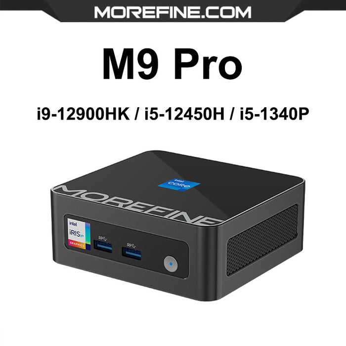 MOREFINE M9Pro 迷你电脑16GB RAM 5600Hz+1GB SSD WIN11 PRO (i5-12450H) 