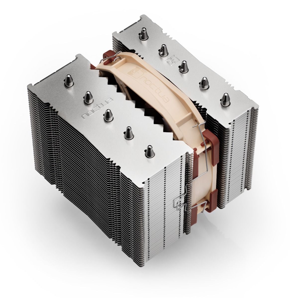 Noctua NH-D12L 双塔式风冷散热器矮身120MM