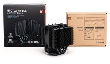 Noctua NH-D9L chromax.black 双塔式风冷散热器矮身110MM