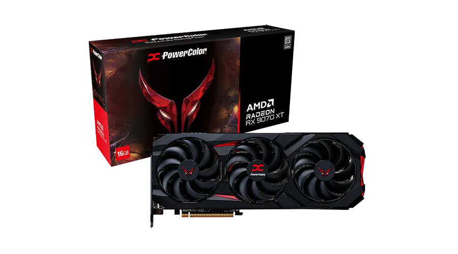 PowerColor RED DEVIL AMD Radeon RX 9070 XT 显示卡16GB OC 