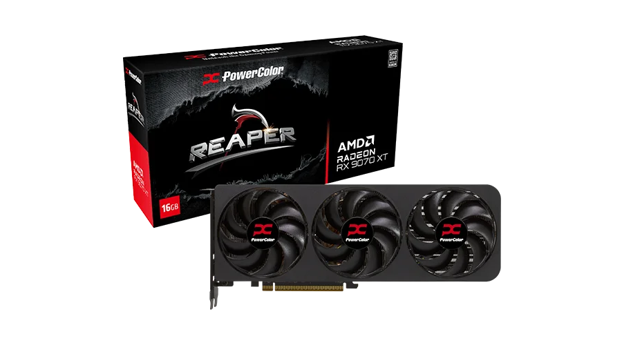 PowerColor REAPER AMD Radeon RX 9070 XT 显示卡16GB OC 