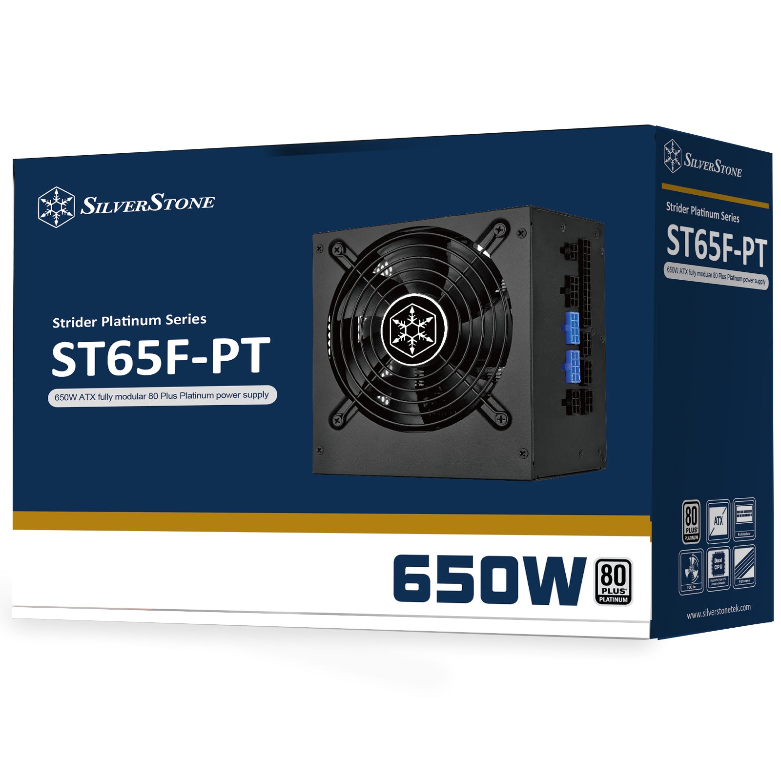 SilverStone ST65F-PT 650W 80 PLUS Platinum 鉑金牌 主機電源