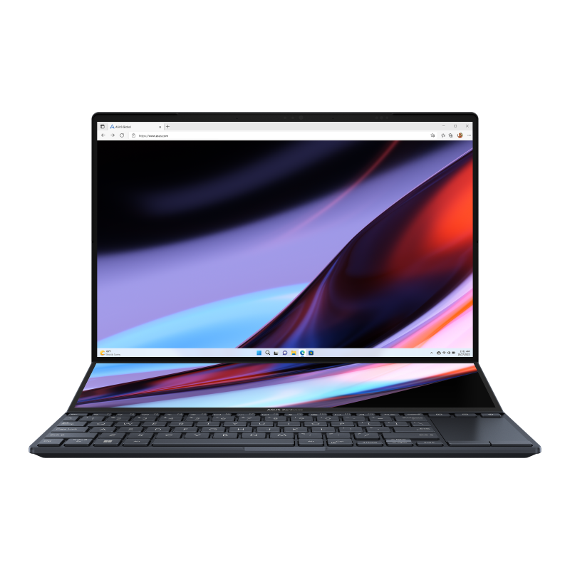 ASUS Zenbook Pro 14 DUO 12.7"輔助觸控螢幕 OLED 3K I9-13900H 32GB RAM 1TB SSD Notebook 手提電腦  (UX8402VU-OLED-TB9077WT)