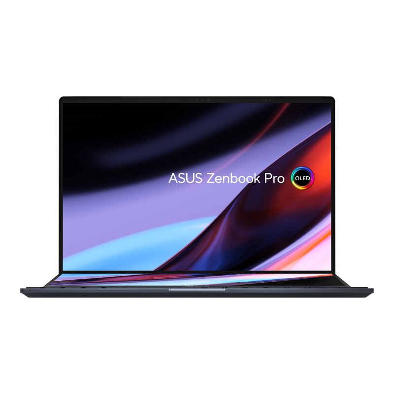 ASUS Zenbook Pro 14 DUO 12.7"輔助觸控螢幕 OLED 3K I9-13900H 32GB RAM 1TB SSD Notebook 手提電腦  (UX8402VU-OLED-TB9077WT)