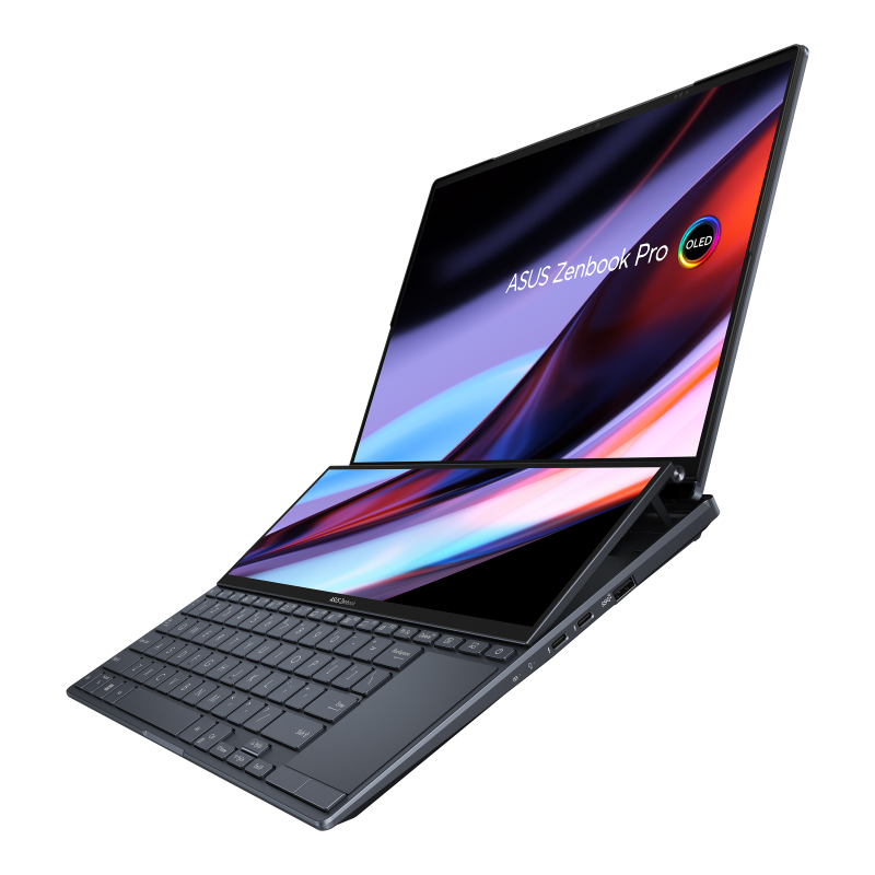 ASUS Zenbook Pro 14 DUO 12.7"辅助触控萤幕OLED 3K I9-13900H 32GB RAM 1TB SSD Notebook 手提电脑(UX8402VU-OLED-TB9077WT)