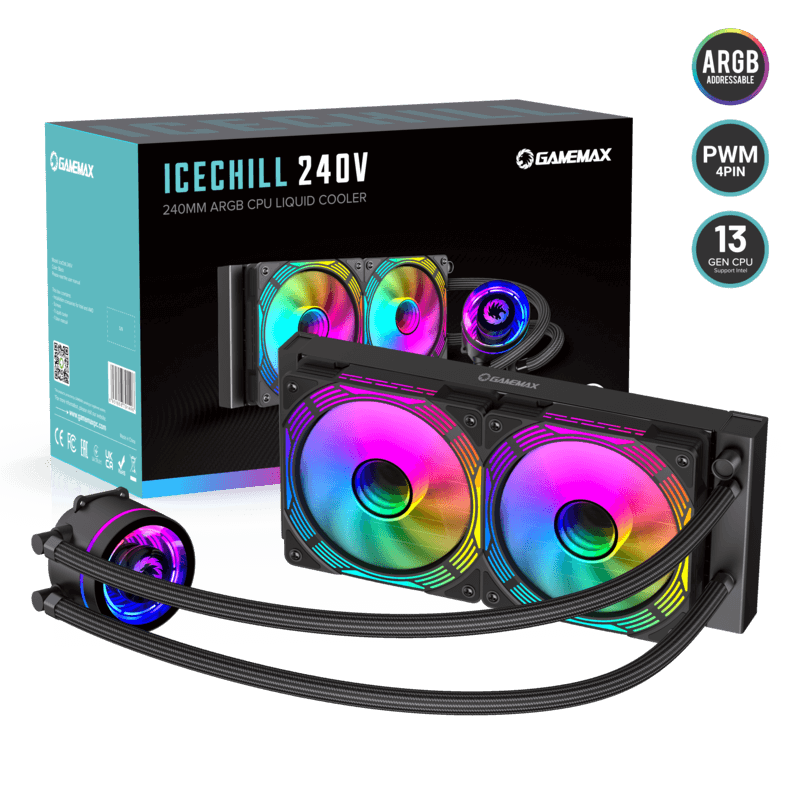 GameMax IceChill 240V 水冷散熱