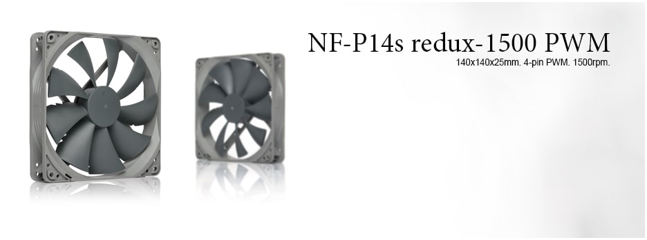 Noctua NF-P14S Redux-1500 PWM 机箱风扇120mm