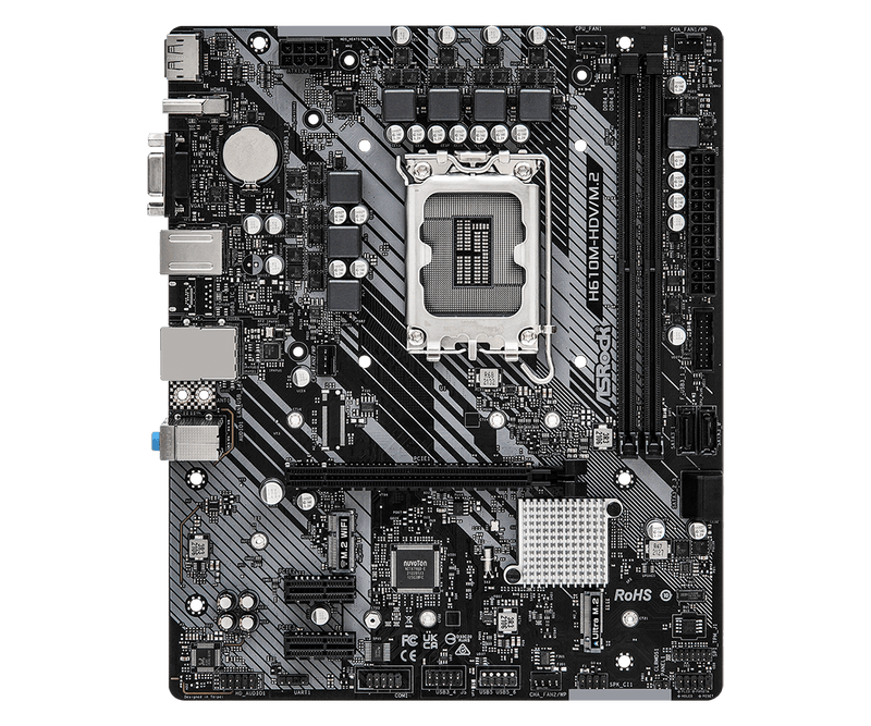 asrock h610m hdv m 2 micro atx lga1700 motherboard