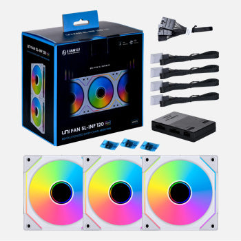 【電腦節限定】Lian Li UNI FAN SL-Infinity 120 RGB 無限鏡積木風扇 (3pcs Pack) SL-INF 120