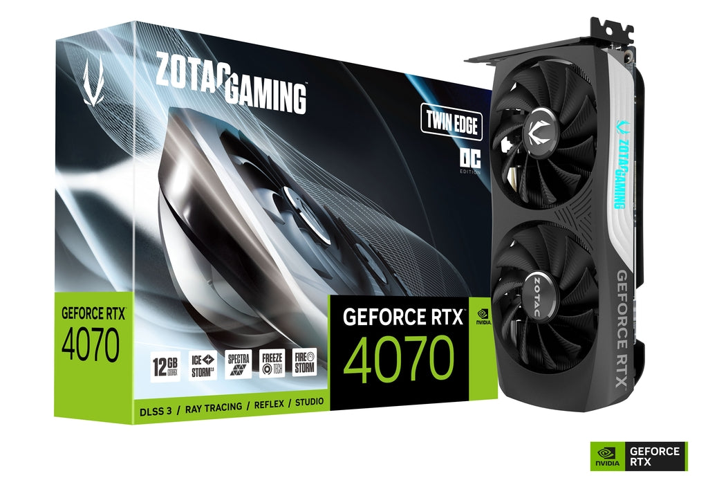 ZOTAC GeForce RTX 4070 TWIN EDGE OC 12GB GDDR6X 